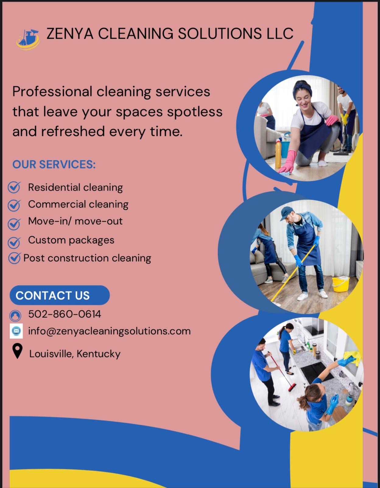Professional cleaner preparing equipment