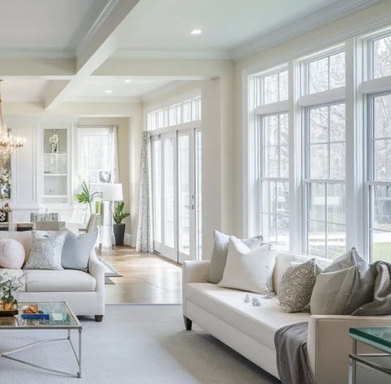 After: spotless, photo-ready space